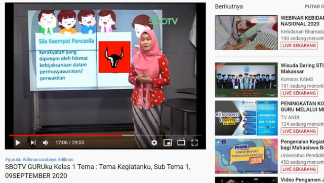 Sila Keempat Pancasila di Channel YouTube SBO TV Surabaya Tak Lagi Logo PDIP