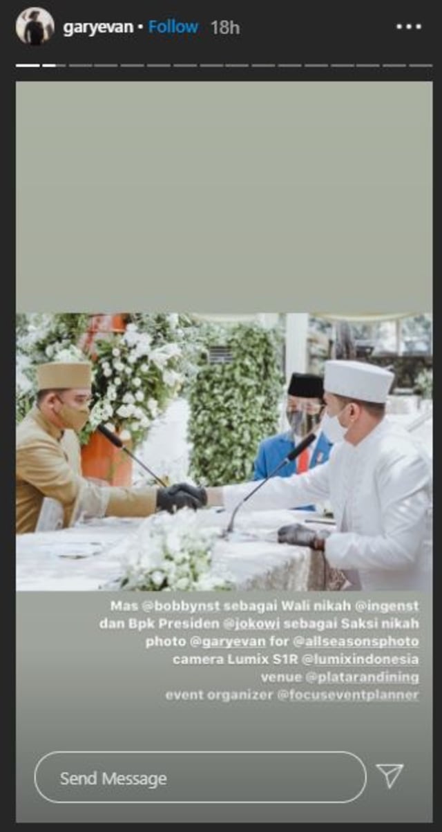 5 Potret Pernikahan Kakak Ipar Kahiyang Ayu, Jokowi Jadi Saksi Nikah (375734)
