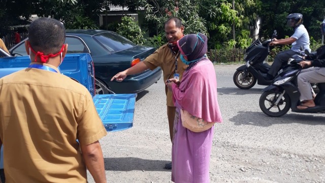 Salah seorang pengemis yang terjaring razia di Banda Aceh. Dok. Dinsos Banda Aceh