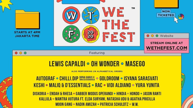 Lineup We The Fest 2020 dok Instagram We The Fest