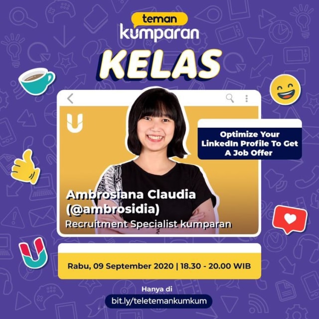 KELAS Teman kumparan: Bagaimana Caranya Mengoptimalkan Profil LinkedIn? (619718)