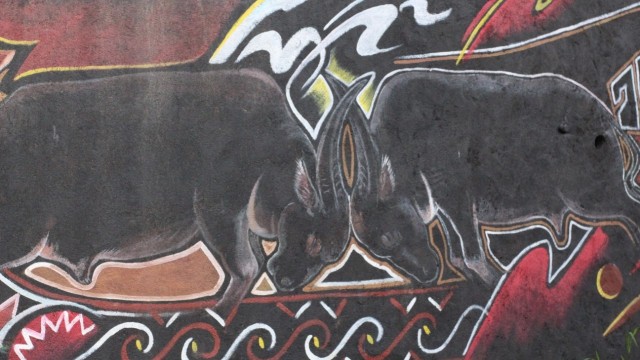  Lukisan  Mural Hiasi Desa Wisata Tondok Bakaru di Mamasa 
