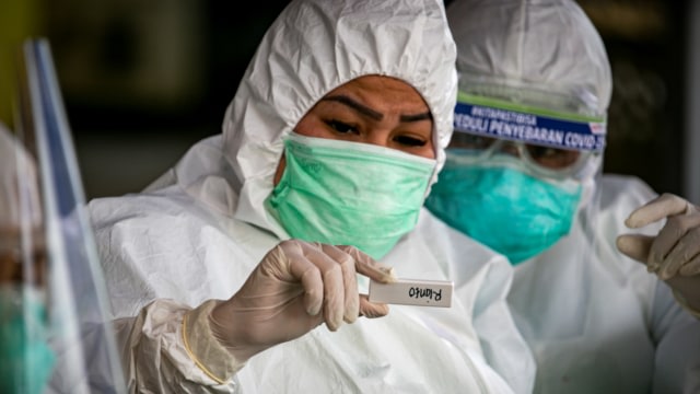 Virus corona di Indonesia Foto: Doc : Kumparan