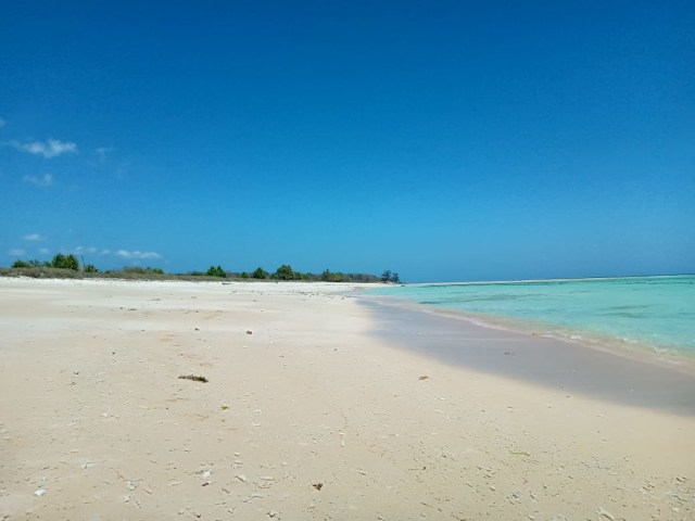 Pantai Bahansalit di Desa Letbaun, Kecamatan Semau, Kabupaten Kupang.Foto: Ola Keda.