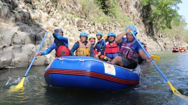 Objek wisata alam Leuwi Dalem di Kecamatan Cibalong, Kabupaten Garut. Foto: Diskominfo Garut/ANTARA