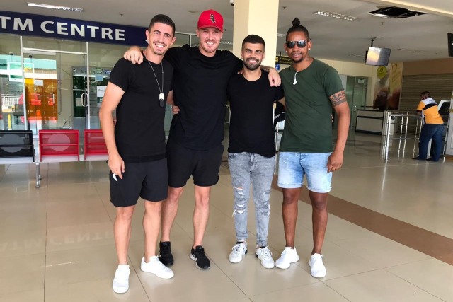 Empat pemain asing Persiraja sudah lengkap untuk berlaga di lanjutan Liga 1 2020 seiring tibanya Venderlei Francisco dari Brasil, Senin (14/9). Foto: MO Persiraja