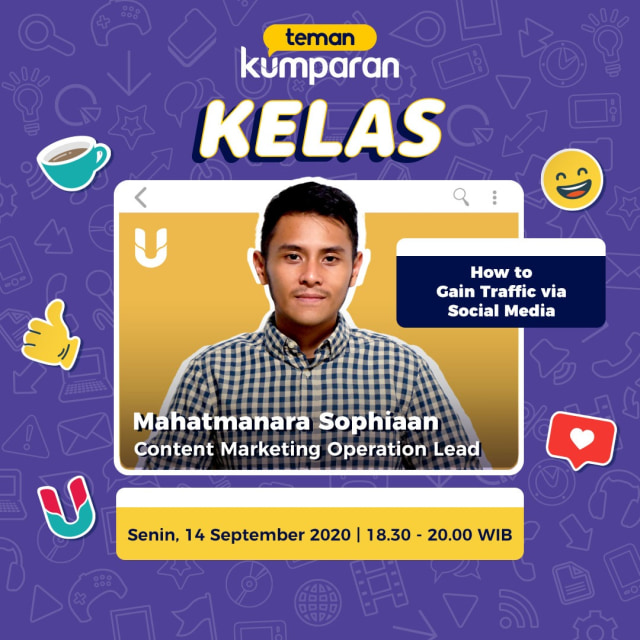 KELAS Teman kumparan: How To Gain Traffic Via Social Media (68427)