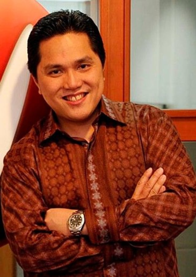 Erick Thohir dalam Balutan Kemeja Batik. Sumber: Pinterest.com