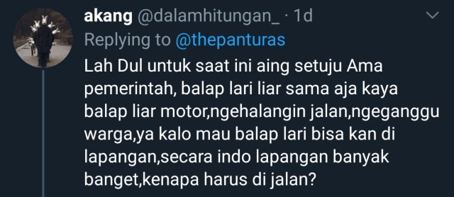 Profil dan Spek Para Pebalap Lari Liar: Dengkul Kopong, Bensinnya Boba (115790)
