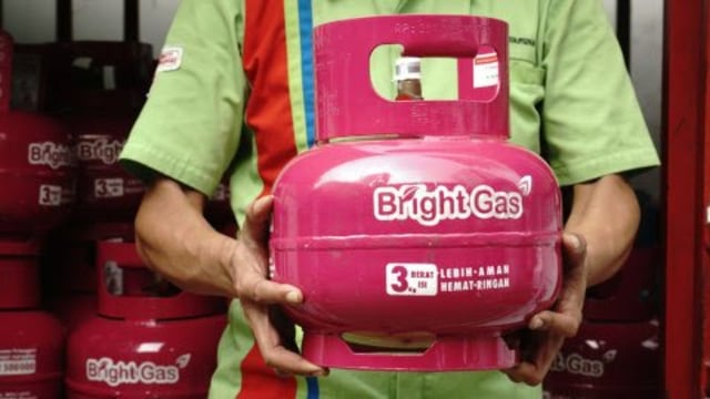 Tabung gas LPG 3kg Nonsubsidi (Foto: Fitra Andrianto/kumparan)