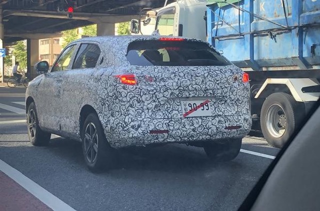 Mobil diduga generasi terbaru Honda HR-V dan ini tampak belakangnya. Foto: dok. creative311