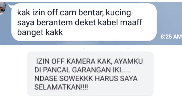 Deretan Momen Kocak saat Mahasiswa Baru Mengikuti Ospek Online (275301)