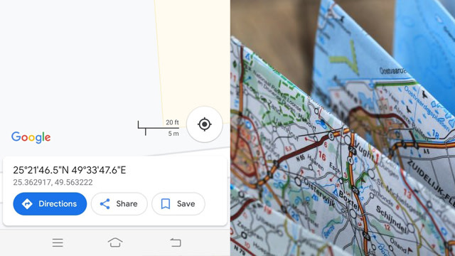 Google Maps dengan koordinat unik. (Foto: iyaacaca/Twitter/pixabay)