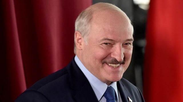 Presiden Belarusia Alexander Lukashenko. Foto: Sergei Gapon / Pool via REUTERS 