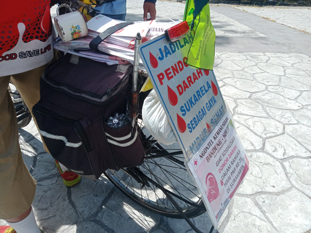 Kisah Agus Hadikarta, Bersepeda dari Bandung-Solo dan Sosialisasikan Donor Darah (15534)