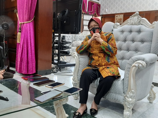 Wali Kota Surabaya Tri Rismaharini. Foto-foto: Amanah Nur Asiah/Basra