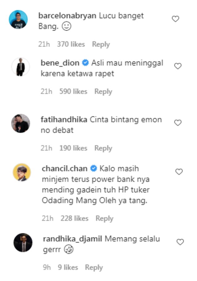 Buat Tertawa Netizen, Ini Pesan Bintang Emon untuk yang Suka Pinjam Powerbank (1067982)