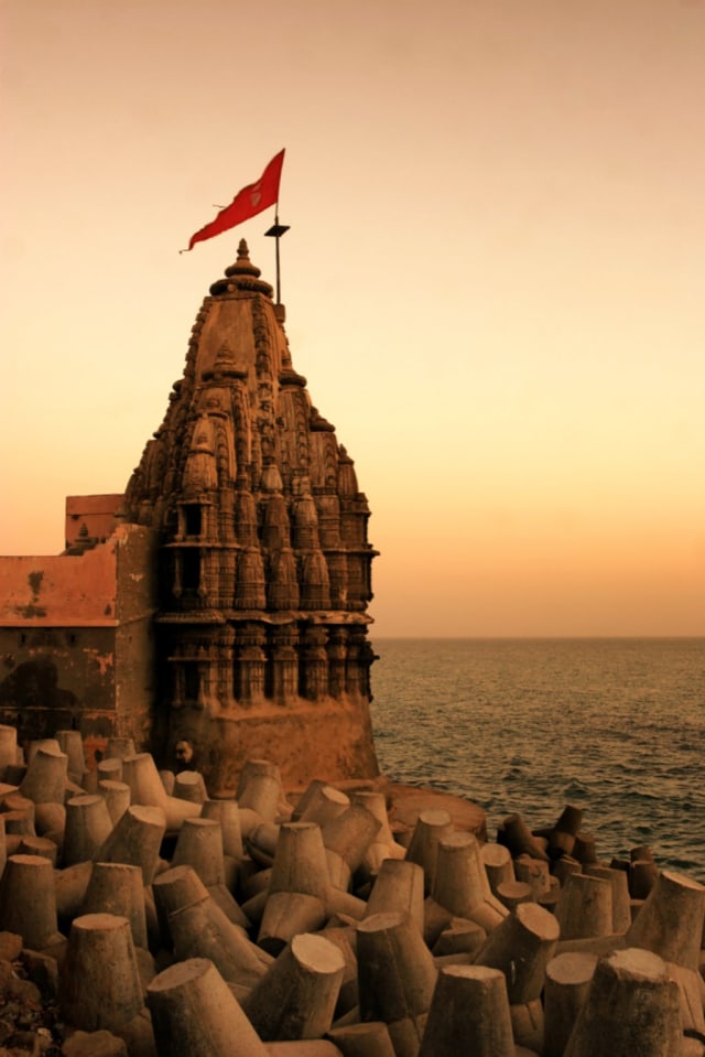 Kuil kota Dvaraka, India. Foto: Shutter stock 