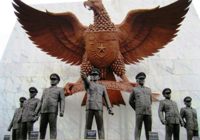 Monumen Pancasila Sakti di Lubang Buaya, tempat bersejarah dalam peristiwa G30S/PKI. Foto: Istimewa