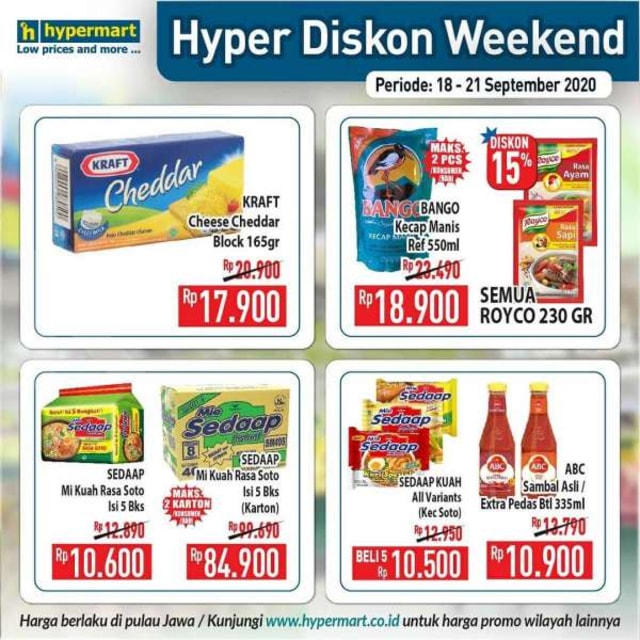 Promo JSM Hypermart, Periode 18-21 September 2020 (86404)