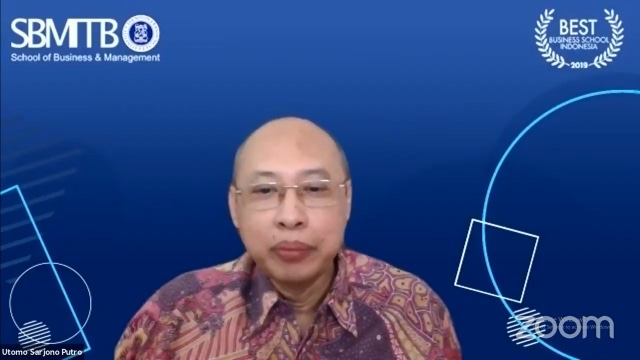 Prof Utomo Sarjono Putro, Dekan Sekolah Bisnis Manajemen Institut Teknologi Bandung (SBM ITB) 