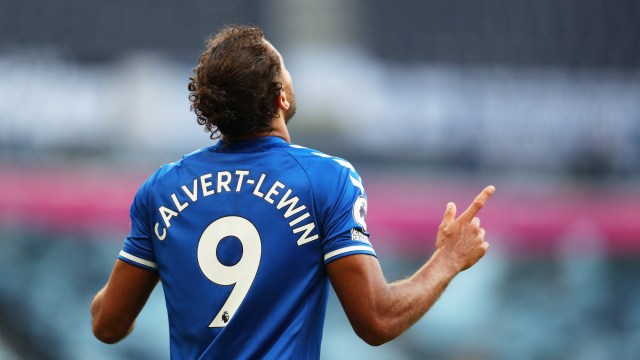 Pemain Everton Dominic Calvert-Lewin. Foto: ool via REUTERS/Catherine Ivill