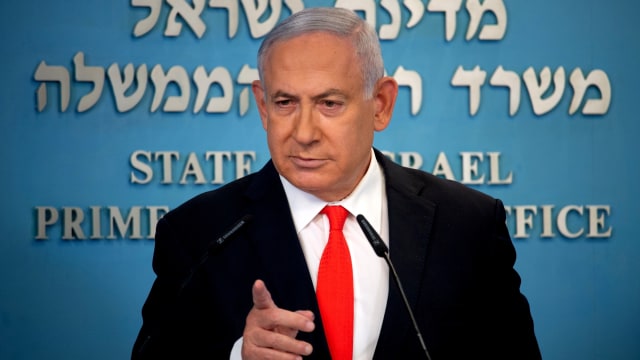 Perdana Menteri Israel Benjamin Netanyahu. Foto: Pool via REUTERS
