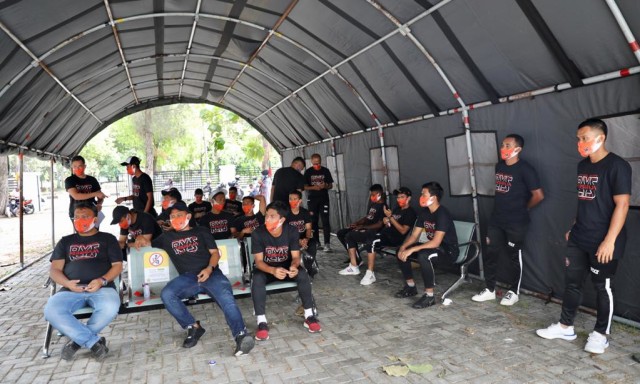Foto: Skuat Persiraja Banda Aceh Jalani Tes Swab Sambut Kelanjutan Liga 1 2020 (105439)