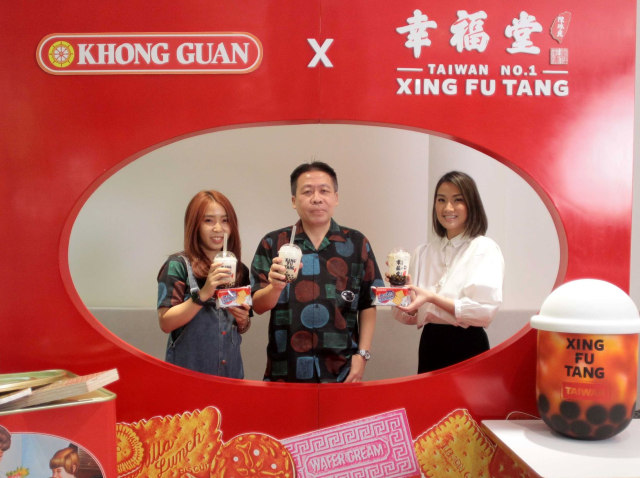 Peluncuran Signature malkist, Xing Fu Tang Indonesia x Khong Guan Foto: Dok.Xing Fu Tang