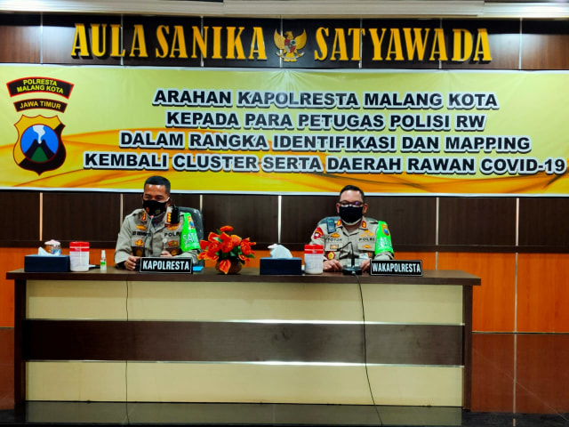 Petakan Klaster COVID-19, Polresta Malang Kota Perkuat Polisi RW (1)