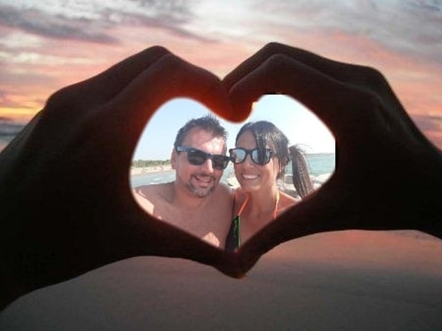 Michele DAlpaos dan Paola Agnelli, pasangan asal Verona, Italia. Foto: paola.agnelli80