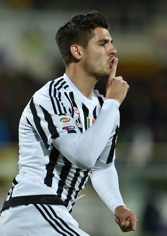 Alvaro Morata di Juventus. Foto: ALBERTO PIZZOLI / AFP