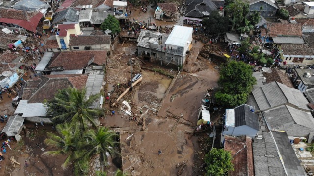 Ilustrsi banjir bandang. Foto: BNPB