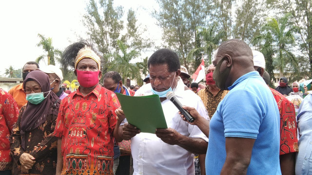 Ratusan Warga Sorong, Papua Barat, Desak Presiden Percepat Pemekaran PBD (227072)