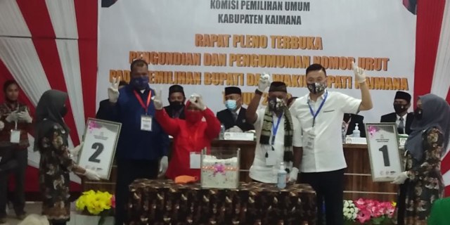 Pilkada Kaimana, TERKABUL Nomor Urut 1, RISMA Nomor Urut 2 (51484)