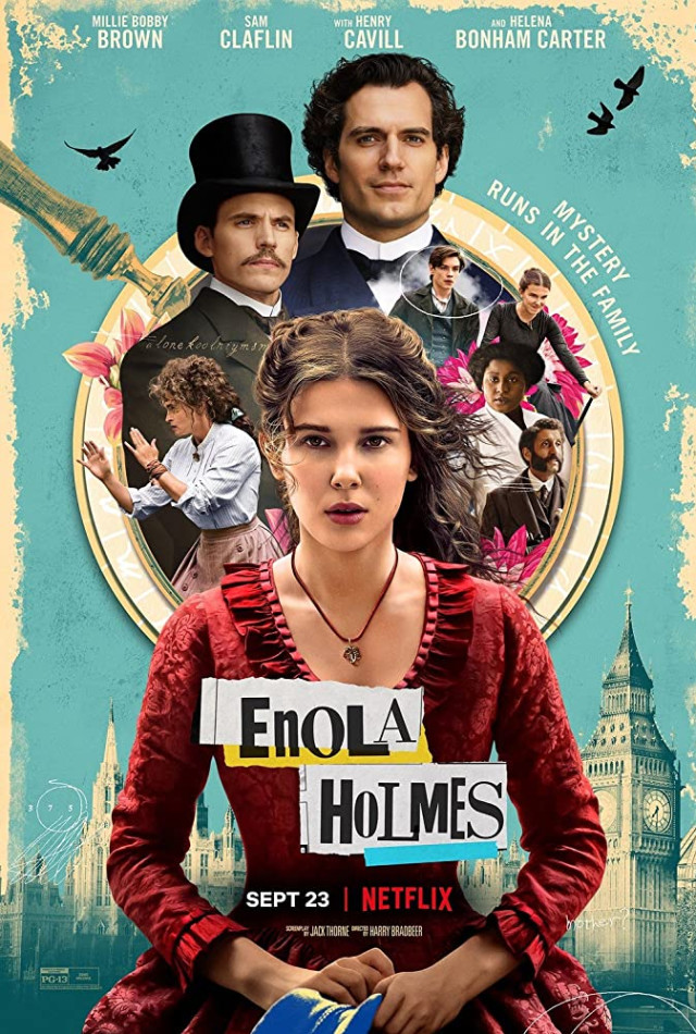 Poster film Enola Holmes. Dok: IMDb
