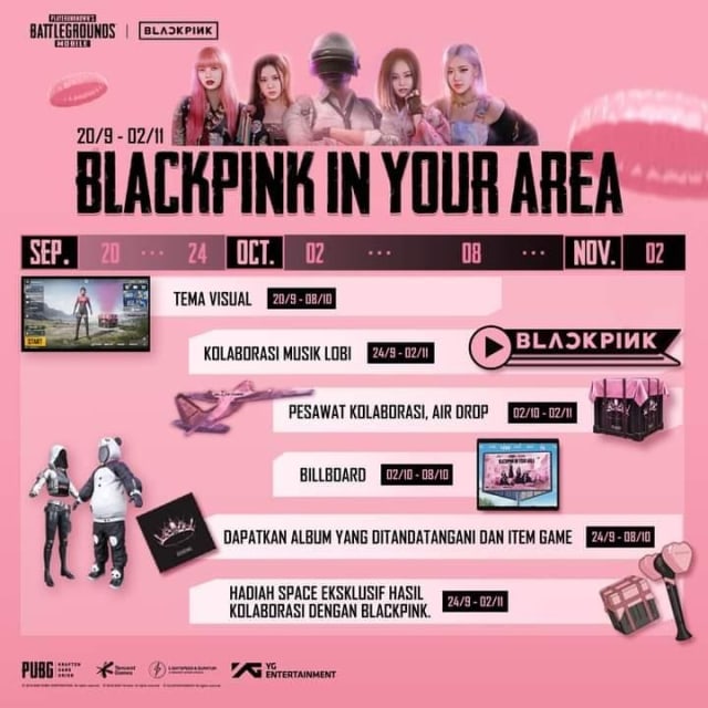 Album Baru Blackpink Akan Diputar di PUBG Mobile dok PUBG Mobile