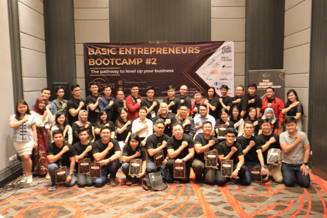 Komunitas The Entrepreneurs Society dalam acara Basic Entrepreneurs Bootcamp. Foto: dok. Komunitas TES (@entrepreneursociety.co)