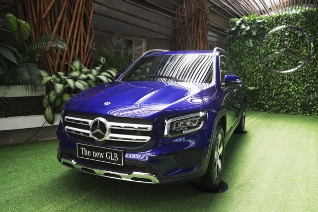 Tampilan depan Mercedes-Benz GLB 200. Foto: MBDI