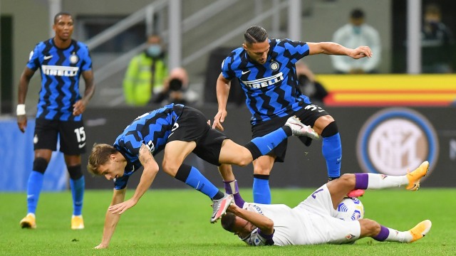 Inter Milan vs Fiorentina. Foto: DANIELE MASCOLO/REUTERS