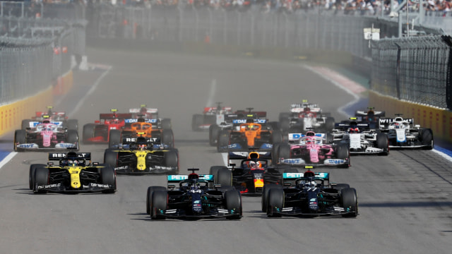 Ilustrasi balapan Formula 1 (F1). Foto: Kirill Kudryavtsev/REUTERS