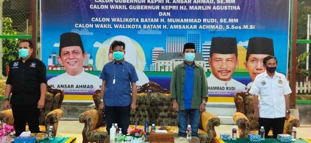 Calon Wali Kota Batam, Muhammad Rudi saat kampanye perdana. Foto: Zalfirega/kepripedia.com