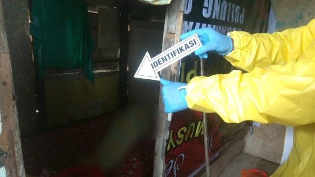 Lokasi mayat wanita di dalam seprai di Sumut, ditemukan tewas. Foto: Dok. Istimewa