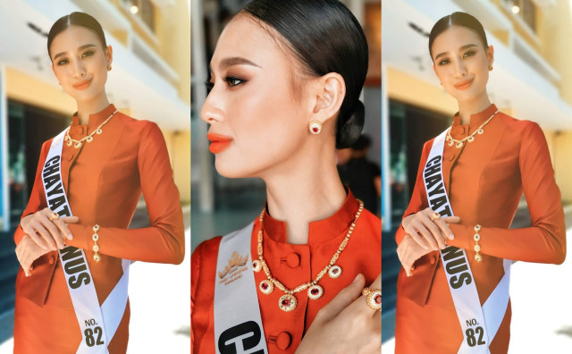 Chayathanus Saradatta, Finalis Miss Universe Thailand 2020 yang Didiskualifikasi. Foto: cheraims