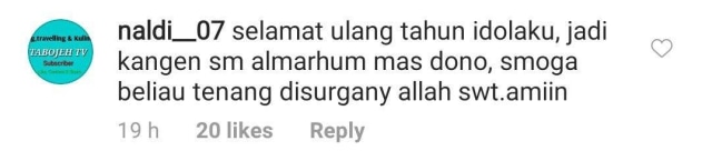 Almarhum Dono Berulang Tahun, Indro Warkop: Saya Rindu, Mas (71832)