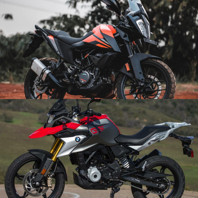 bmw gs 310 vs ktm 390 adventure