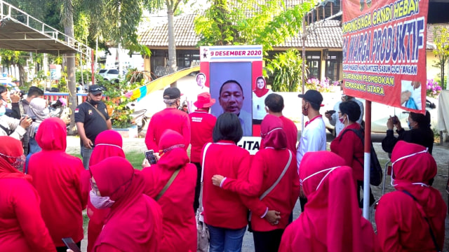 Suasana kampanye online Paslon Hendi-Ita di Semarang, Kamis (1/10). Foto: Dok. Istimewa