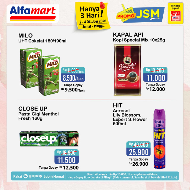 Promo JSM Alfamart Periode 2-4 Oktober 2020 (40188)