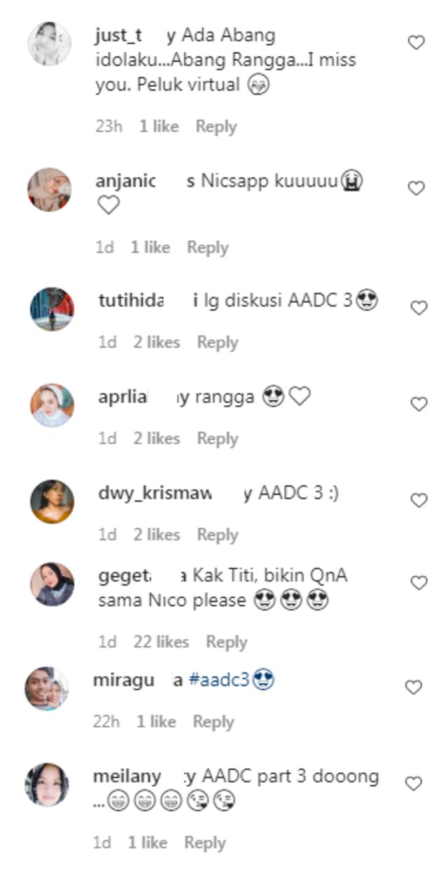 Titi Kamal Unggah Foto Bareng Rekannya di AADC, Netizen: AADC 3 (254148)