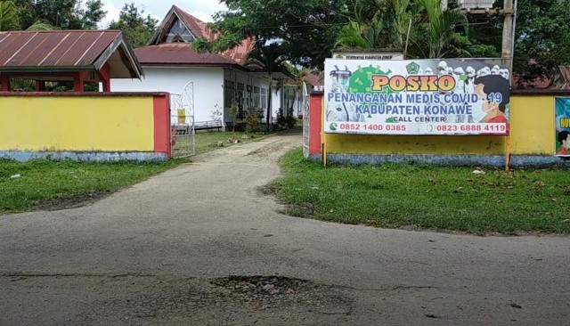 Rumah Sakit Darurat untuk pasien Corona yang disediakan Pemda Konawe. Foto: Sry/kendarinesia.